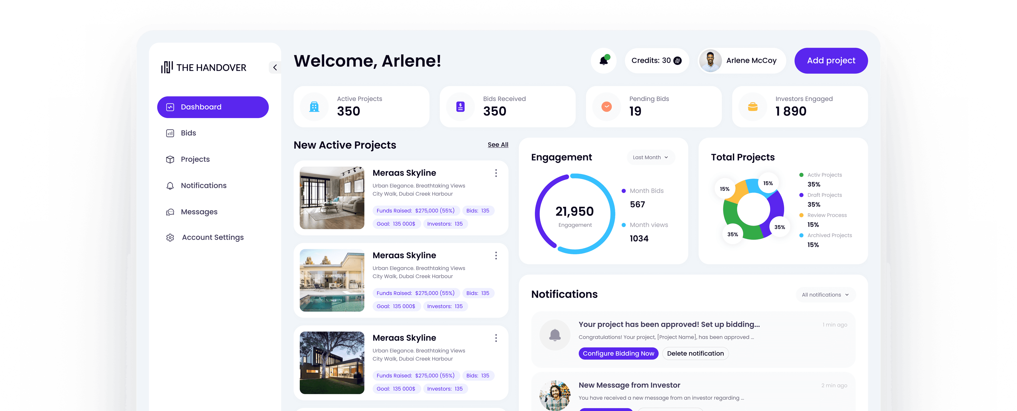 Investor Dashboard Preview